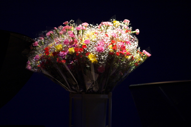 舞台の花束